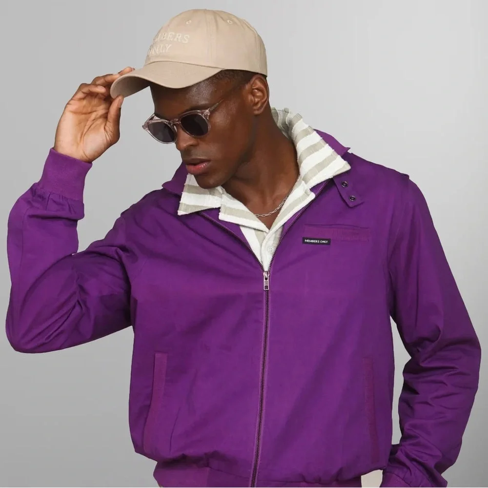 Members Only Beige Logo Dad Cap Unisex One Size